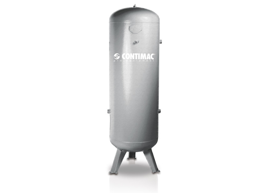 Contimac verticale persluchtketel 270 L, 11 bar, verzinkt