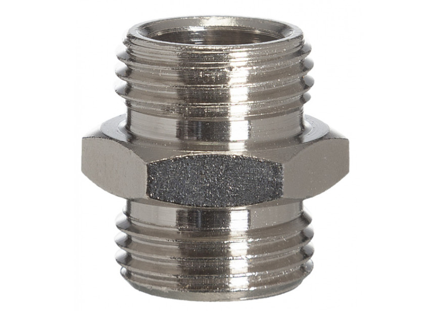 GAV patentnippel 1/2" buitendraad, messing verzinkt
