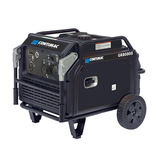 Contimac GRNE 8000i stroomgroep inverter op benzine, 7,5 kW, 230 V