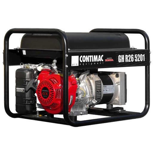 Contimac GH R26 5201 stroomgroep op benzine, Honda GX 270, 4,2 kW, 230 V
