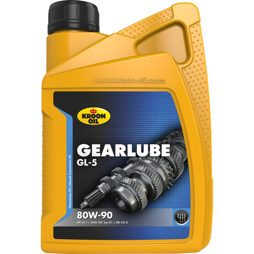 [01325] Kroon-Oil Gearlube GL-5 80W-90 | Transmissieolie | Mineraal EP - 36988