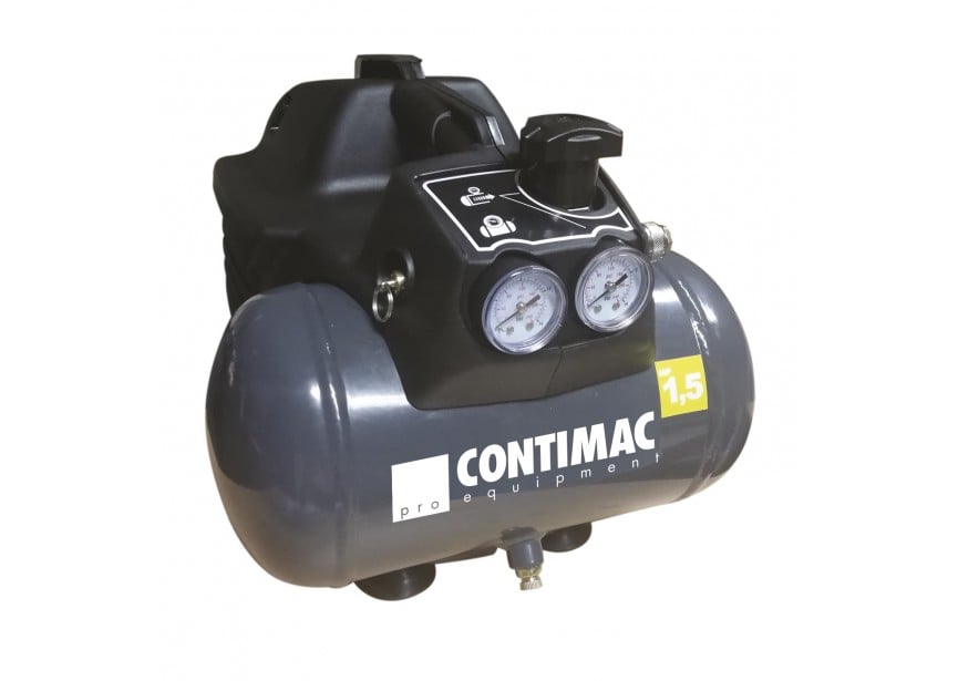 Contimac CM 200/8/6 Zuigercompressor olievrij | 6 L 8 bar - 25404