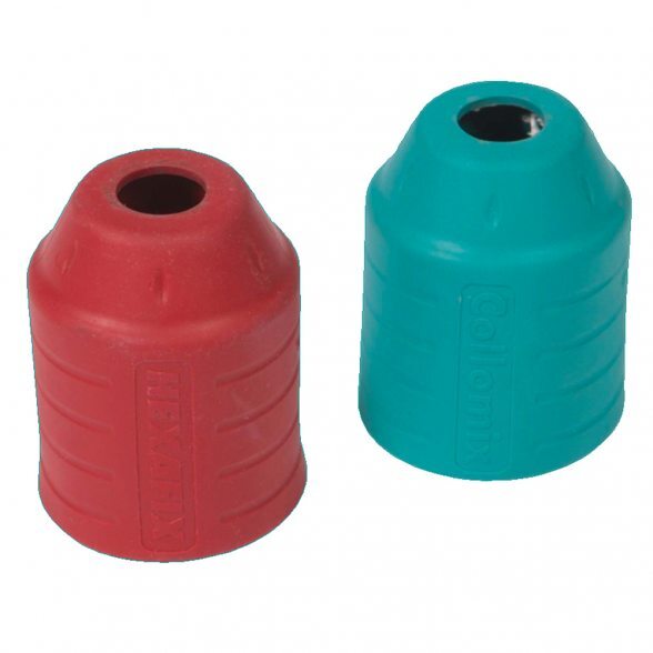 Collomix beschermhulzenset rood/turquoise voor HEXAFIX