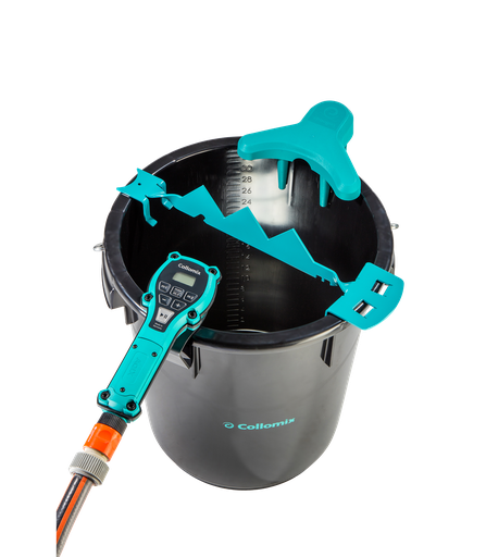 [60600] Collomix Mengemmer mixTUB 34,zwart, 34 liter, met draaggrepen