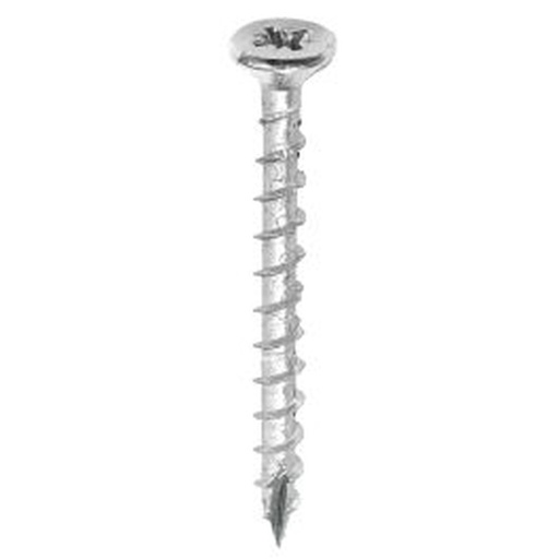 [62130201] Woodies Ultimate houtschroef Ø3,0 mm platverzonken Pozidriv PZ1 verzinkt (16 mm)
