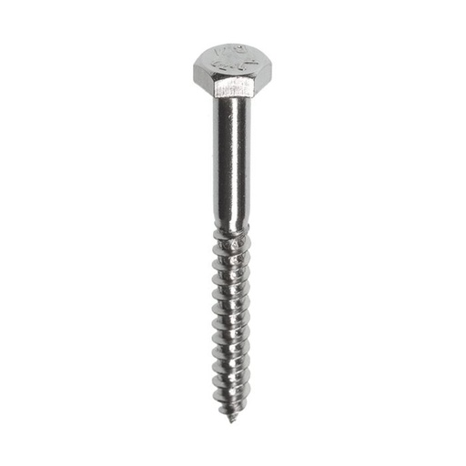 [83700700501] Steelies houtdraadbout Ø7,0 mm RVS A4 (DIN 571) (50 mm)