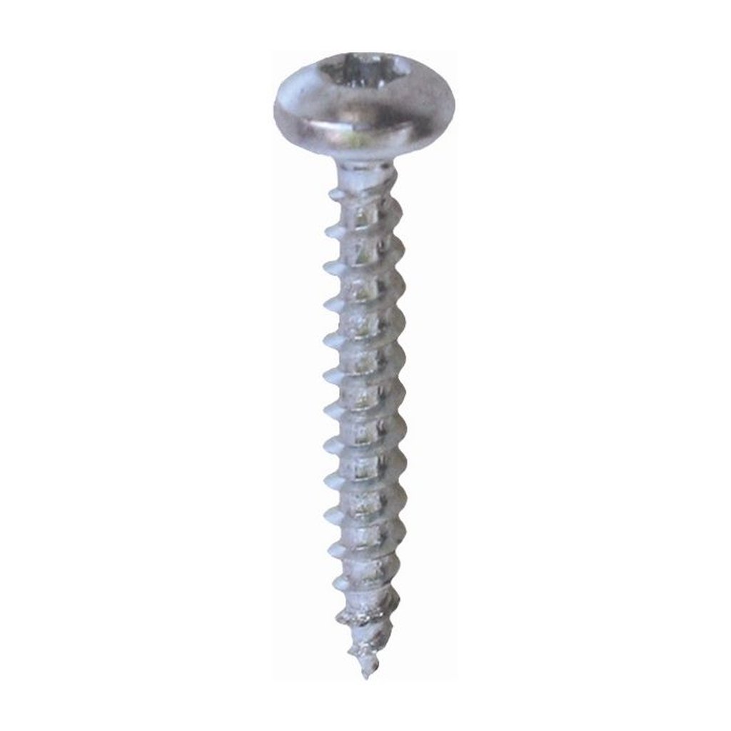 Steelies plaatschroef Ø4,5 mm cilinderkop Torx verzinkt