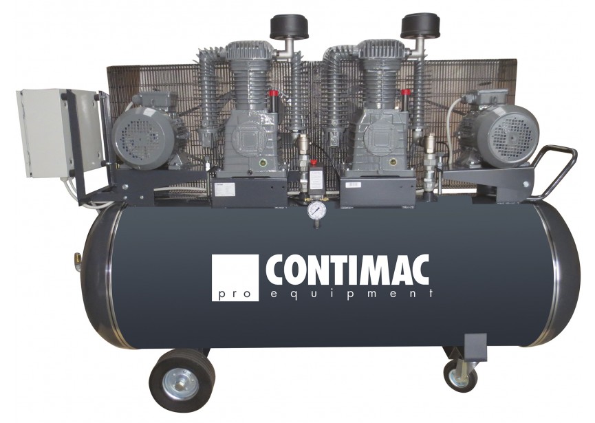 Contimac CM 1405 Tandem zuigercompressor 400 V, 500 L