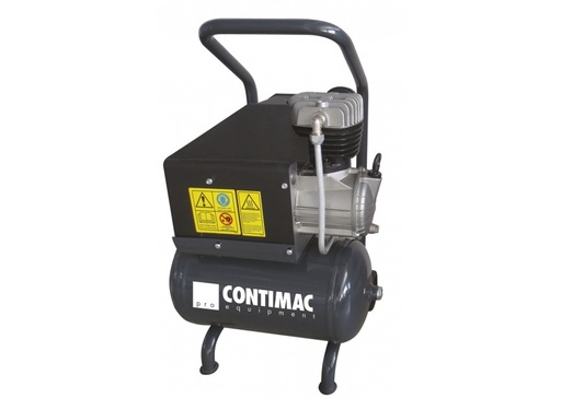 [25434] Contimac CM 205 Zuigercompressor oliegesmeerd | 5-24 L 10 bar 1,5 pk - 25434 (10L | 10 bar | / WF)