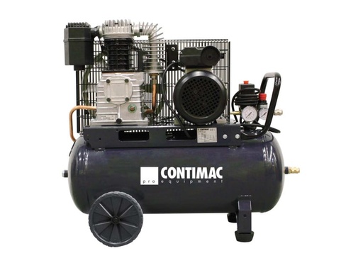 [24110] Contimac CM 455 Zuigercompressor oliegesmeerd | 50 of 100 L 10 bar (50L | 10 bar | w)