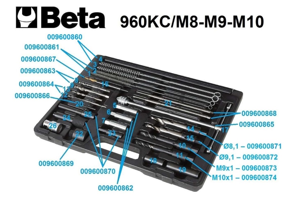 Boor Centreren Mouw Paar 960 voor 960KC R11