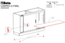 Mat/r-legplank Voor Kast voor C45PRO RMAL
