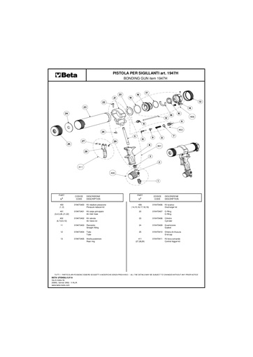 [019470410] P410-end Cap H - N.25 voor 1947H