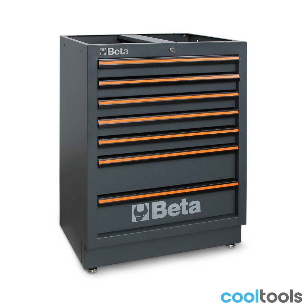 [045000237-TK01] Beta C45PRO 2.0 M7 | Vaste module met 7 laden, voor werkplaatsinrichting C45PRO 2.0 - 045000237 — Tweede keus #01