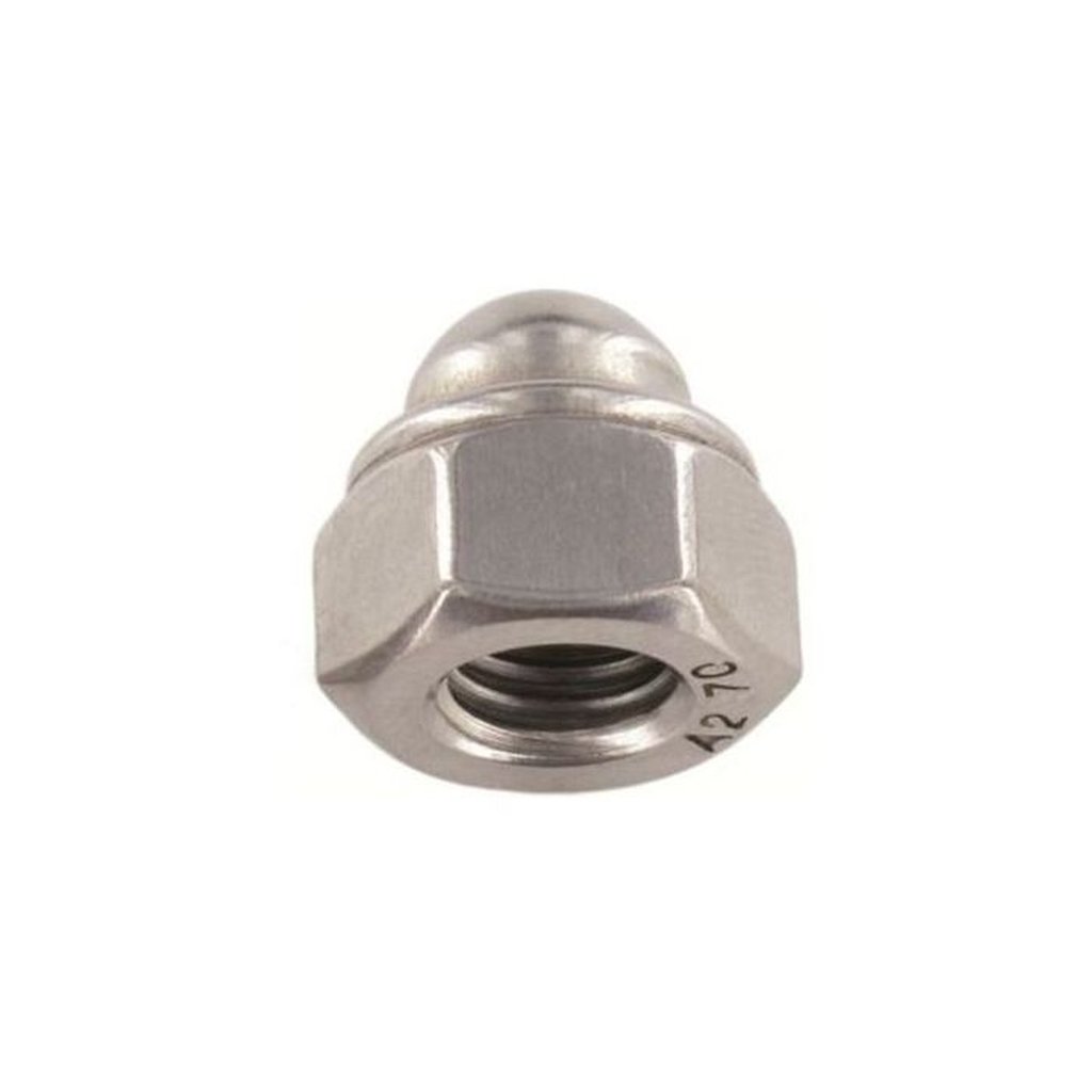 Steelies borgdopmoer M5–M12 RVS A2 (DIN 986)
