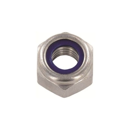 [96602000001] Steelies borgmoer M4–M24 zeskant RVS A2 (DIN 982) (M20 · 25 st)