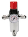 Contimac drukregelaar met manometer en snelkoppelingen, 1/2" buitendraad