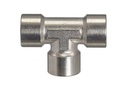Contimac T-stuk 3 x 3/8" binnendraad, messing