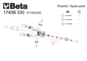 U2 5 Mondstukken 1740b voor 1740B KIT