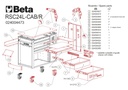 Ar-zijhangkast voor 2400 RSC24CAB/R