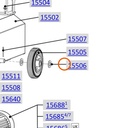 Collomix sluitring A21 (DIN 125)