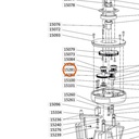 Collomix spie A 6 x 6 x 12 (DIN 6885) voor XM 2-650 en XM 3-900