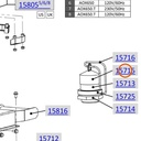 Collomix afdekdop voor AOX 650, AOX-S en POX-S