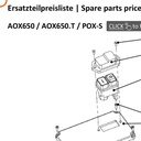 Collomix onderspanningsschakelaar 110 V 60 Hz voor AOX 650, AOX-S en POX-S