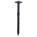 Woodies Ultimate tellerkopschroef Ø8,0 mm Torx TX40 shield zwart (Blackline)