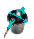 Collomix Mengemmer mixTUB 34, turkoois, 34 liter, met draaggrepen