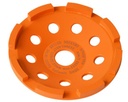 Collomix Slijpkom GST 125 Grinder (oranje), Ø 125 mm, H = 22 mm, b. v. voor dekvloer, abrasieve natursteen, incl. lamellenring-set